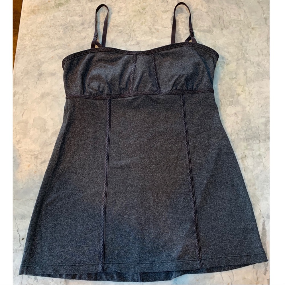 Lululemon Space Grey Work Out Tank